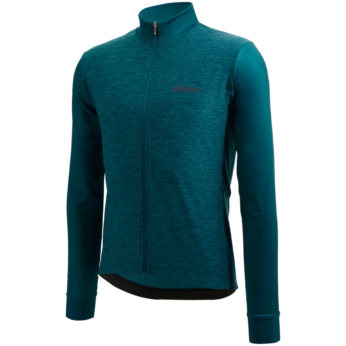 Santini Colore Puro Long Sleeve Jersey - Green Online