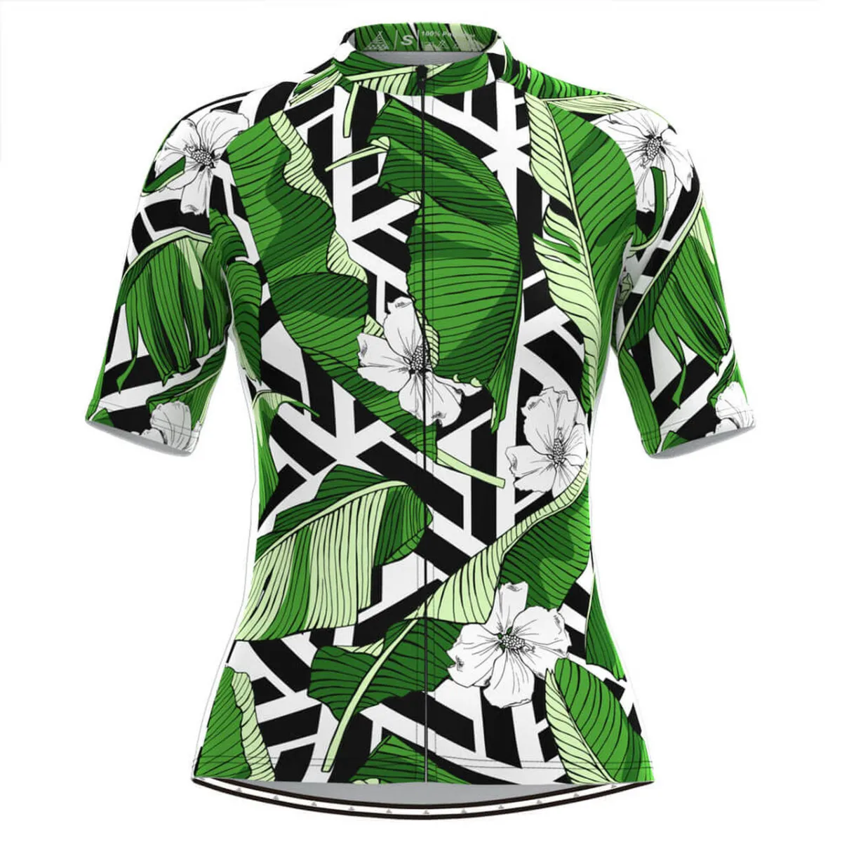 Women's Tropical & Floral Print Aloha Hawaiian Cycling Jersey