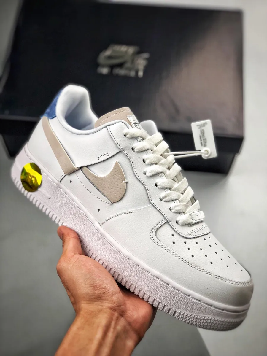 Nike Air Force 1 LX Vandalised White 898889-103 air force 1 inside out
