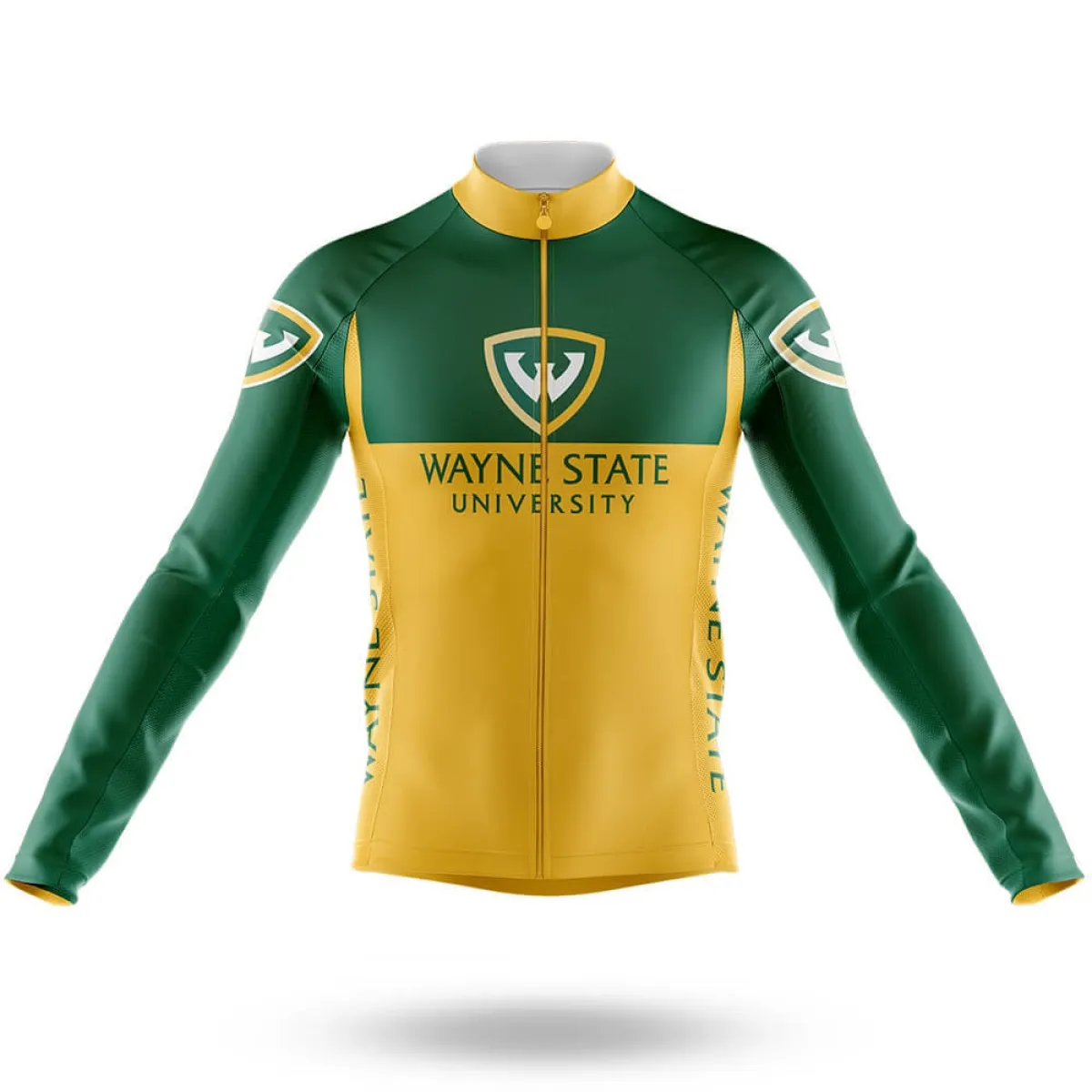 Wayne State University V2 Long Sleeve Cycling Jersey Only