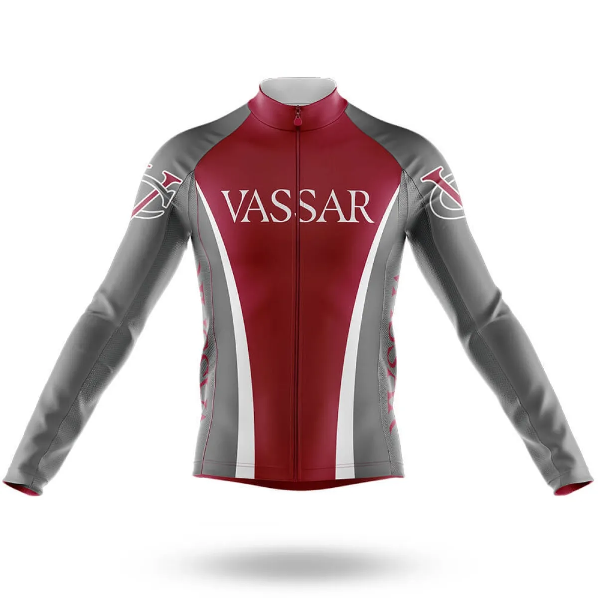 Vassar College Long Sleeve Cycling Jersey Only Restock