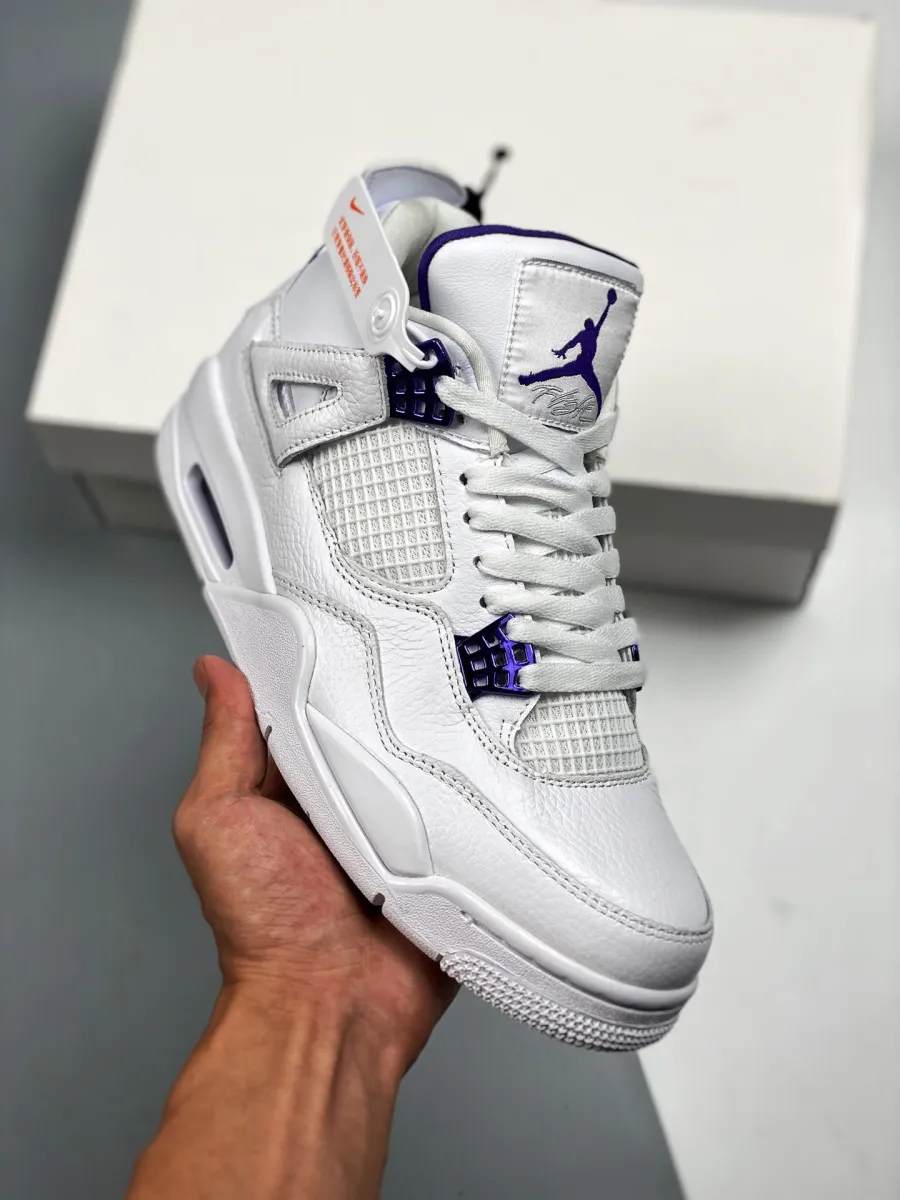 Air Jordan 4 'Purple Metallic' CT8527-115 jordan 1 metallic purple