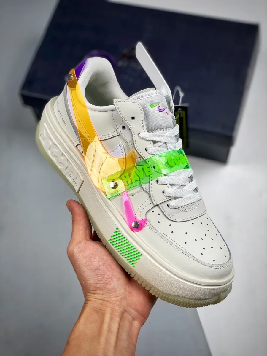 Nike Air Force 1 Fontanka 'Have A Good Game' Sail Green Strike #nike.fontanka