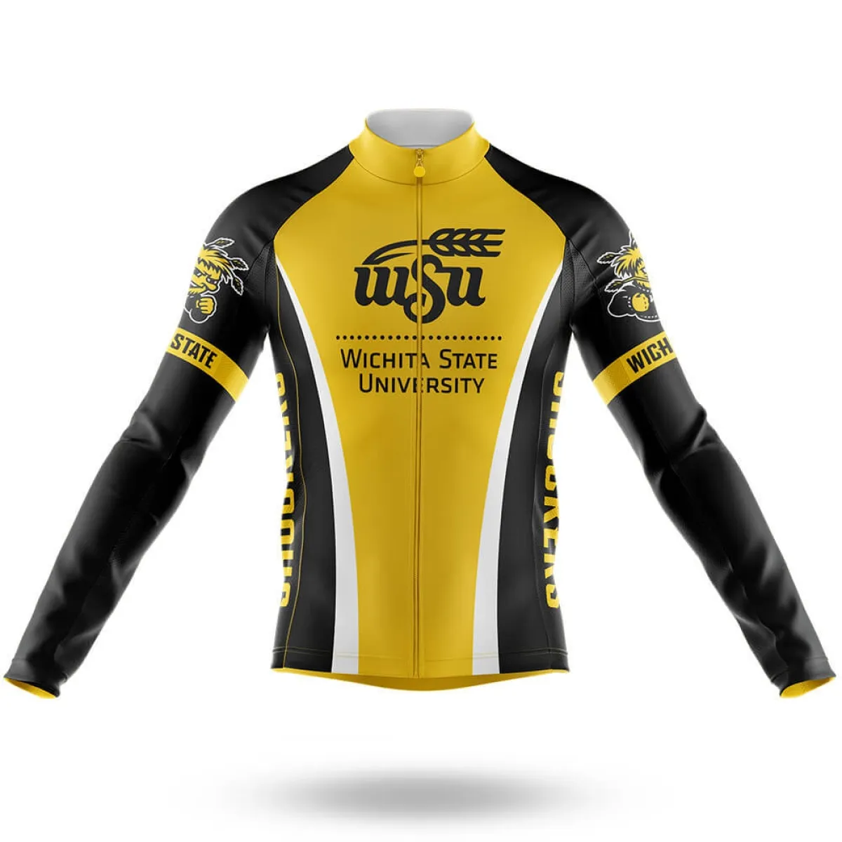Wichita State University Long Sleeve Cycling Jersey Only