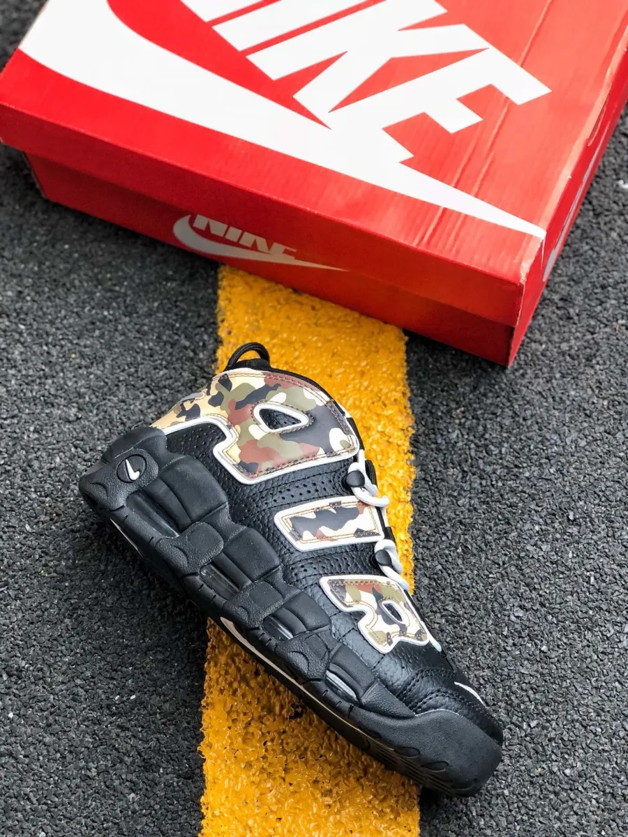 Nike Air More Uptempo Black Camo CJ6122-001 - camo uptempo