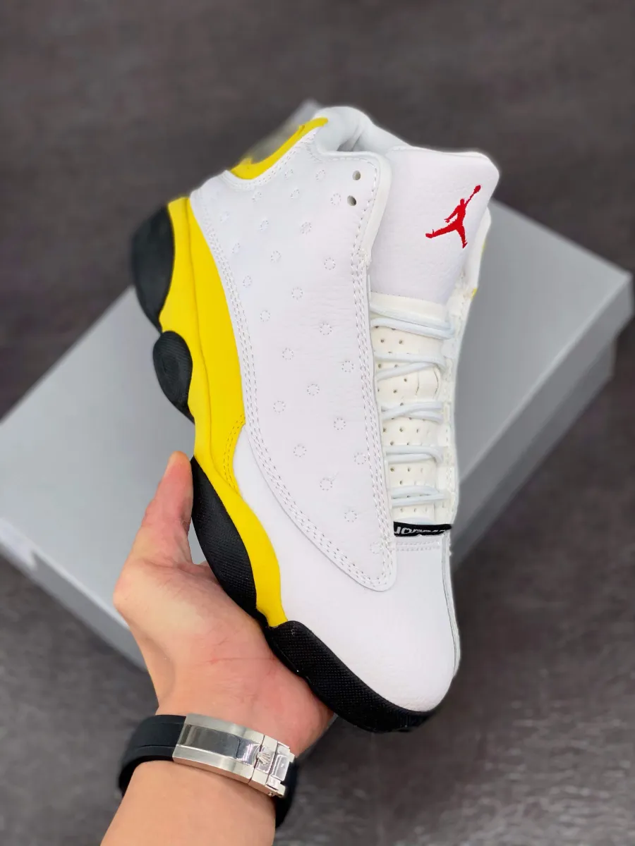 Air Jordan 13 Del Sol WHITE AJ13 jordan retro 13 white university red