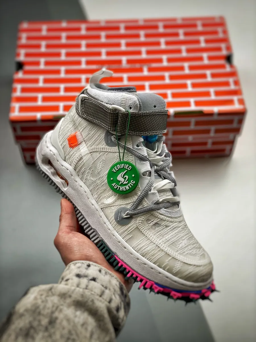 Off-White x Nike Air Force 1 Mid White/Clear-White DO6290-100