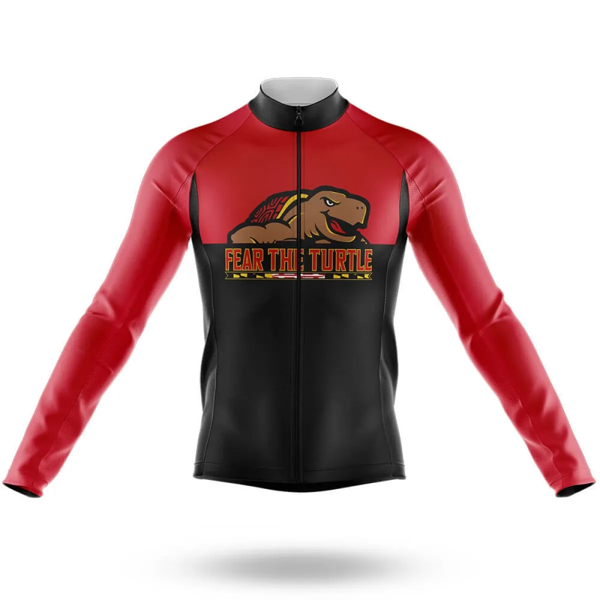 Fear The Turtle Long Sleeve Cycling Jersey Only For Sale