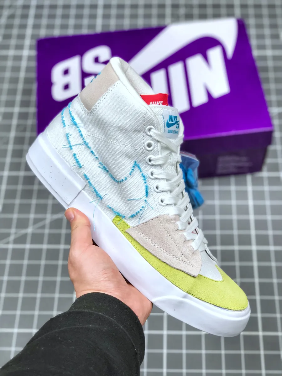 Nike SB Blazer Mid Edge Summit White/Orange Aqua CI3833-101 Outlet