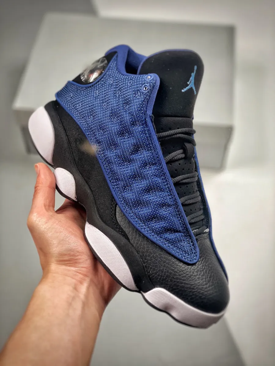 Air Jordan 13 'Brave Blue' Navy/Black-White-University Blue DJ5982-400 / jordan 13 white navy