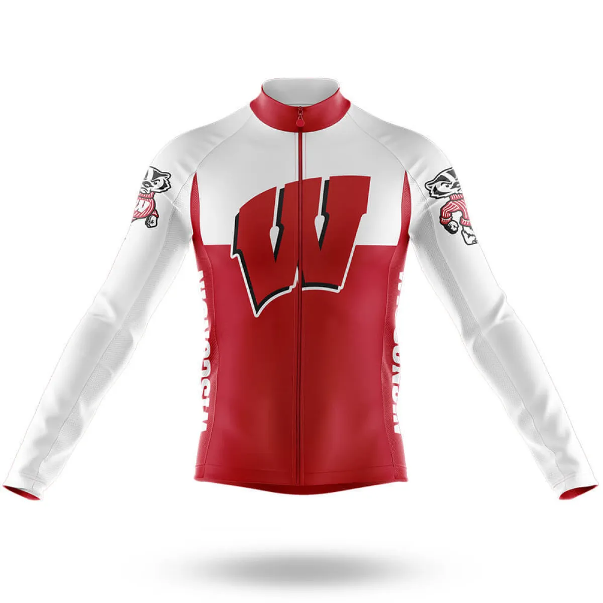 Badgers V2 Long Sleeve Cycling Jersey Only For Sale