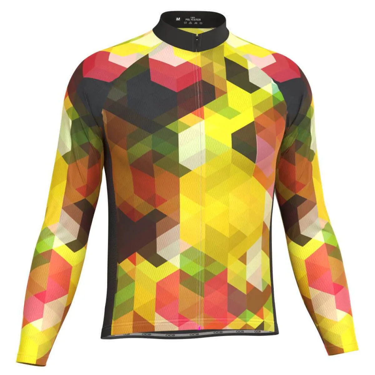 Men's Mosaic Long Sleeve Cycling Jersey To Buy