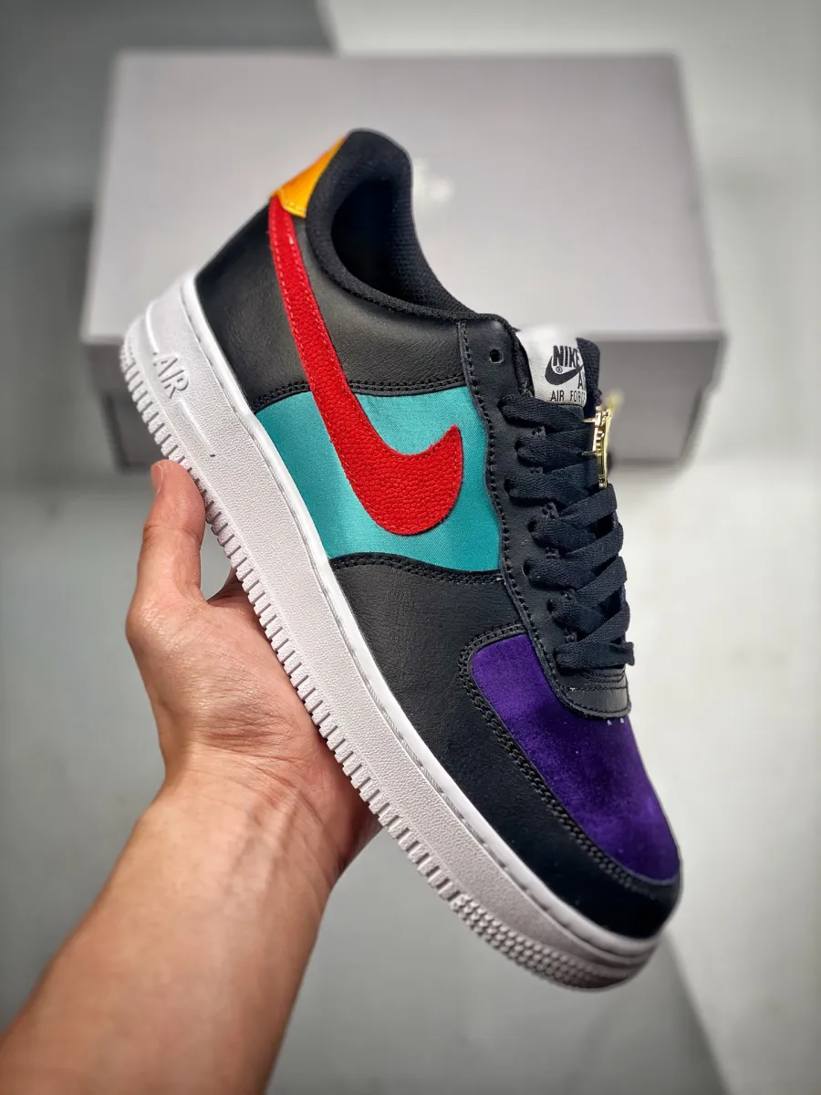 Nike Air Force 1 Low GS NBA WNBA For Womens DN4178-001 Nike Air Force Teal
