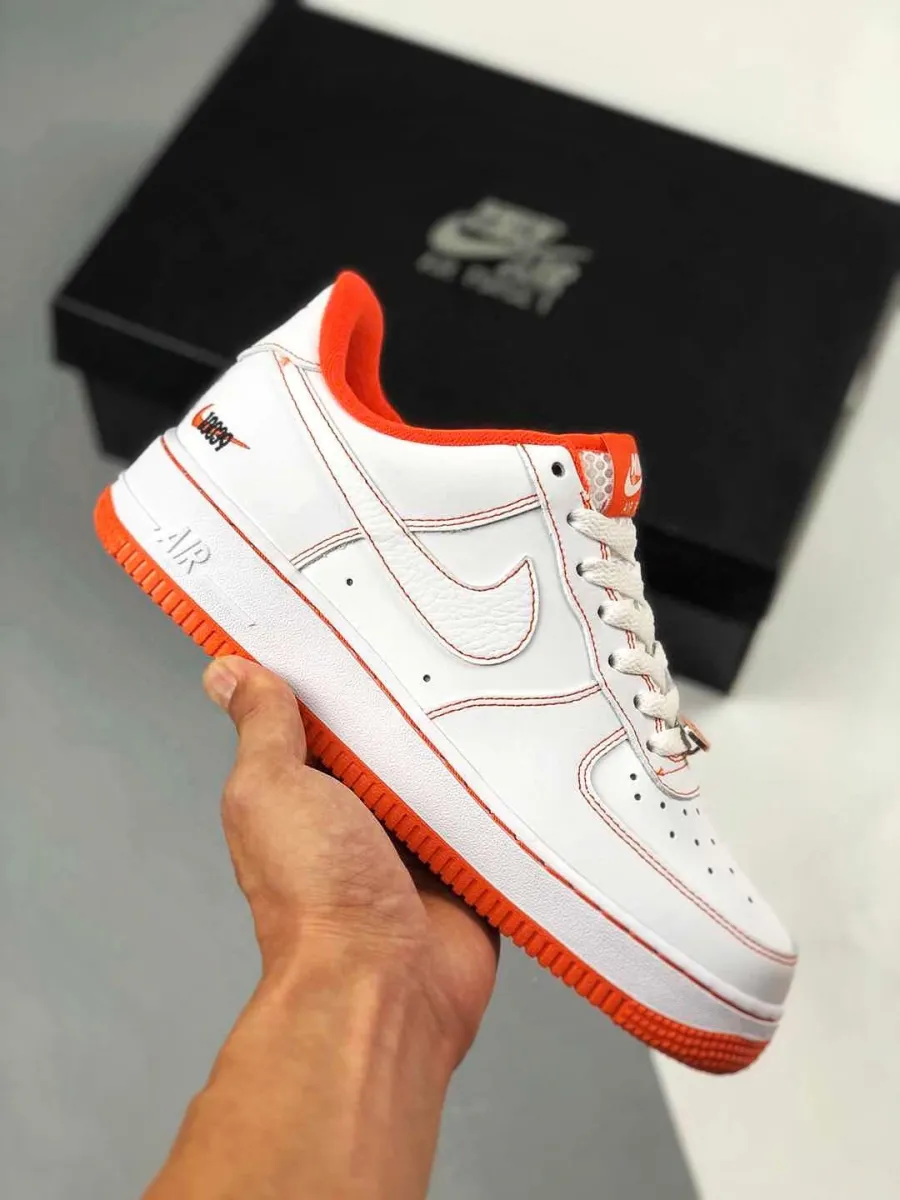 Nike Air Force 1 'Rucker Park' White Red af1 rucker park