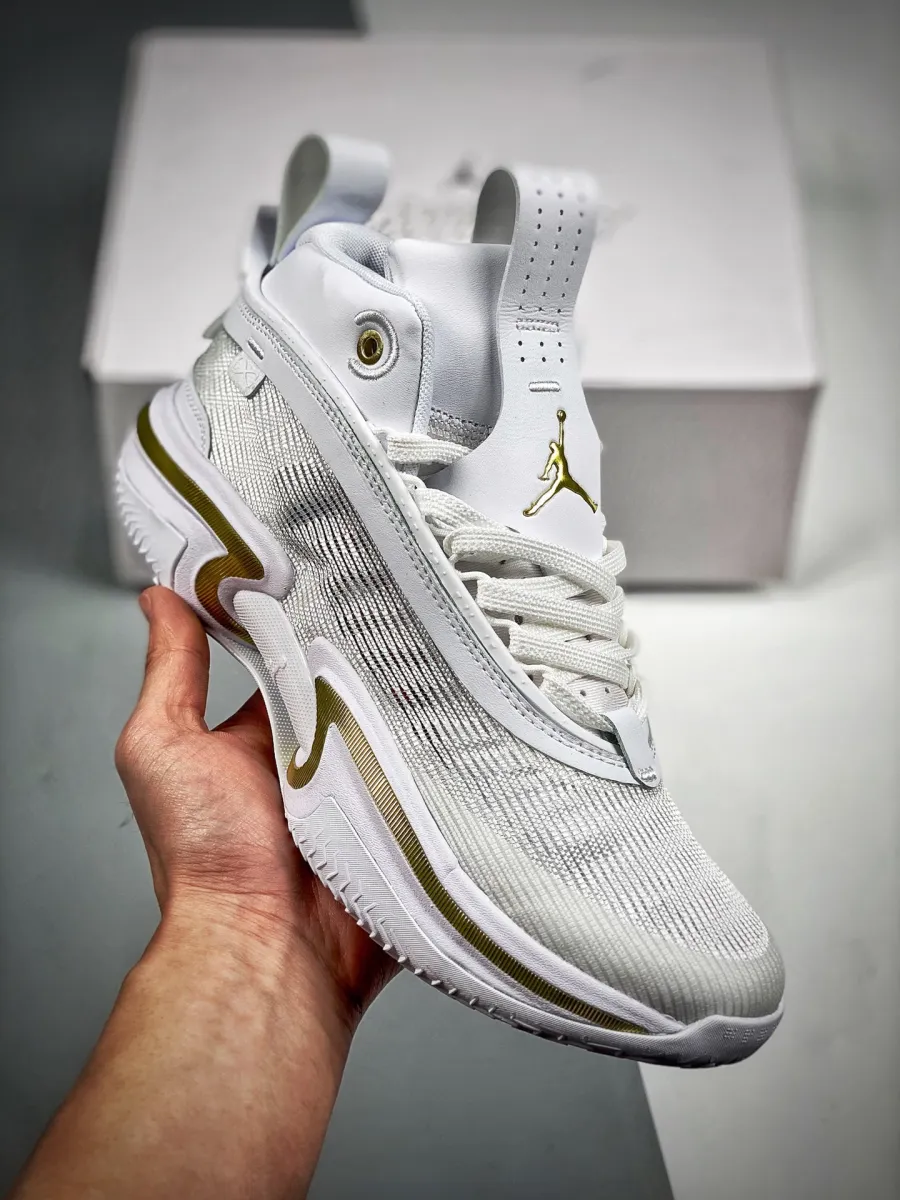 Air Jordan 36 'Glory' White/Black-Metallic Gold DJ4482-100 / jordan 36 sale