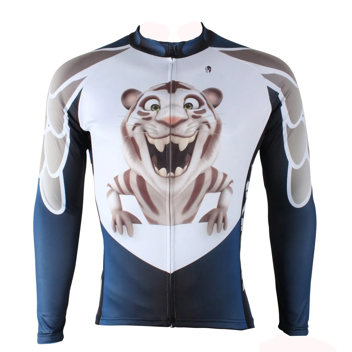 Ilpaladino Little Tiger Men's Long/Short-sleeve Cycling Bike jersey T-shirt Summer Spring Autumn Road Bike Wear Mountain Bike MTB Clothes Sports Apparel Top NO.166