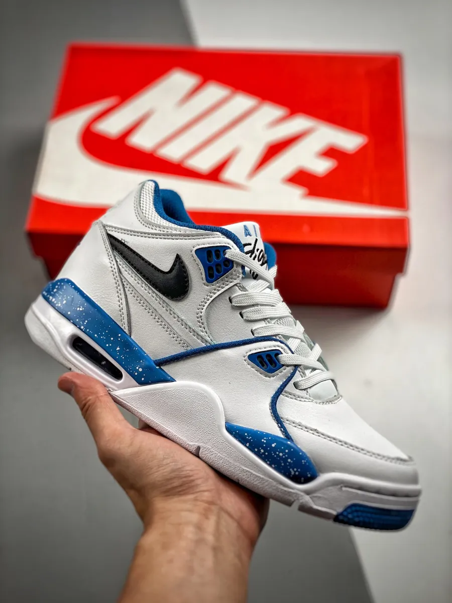 Nike Air Flight '89 White/Dark Obsidian-Brigade Blue Nike Air 89