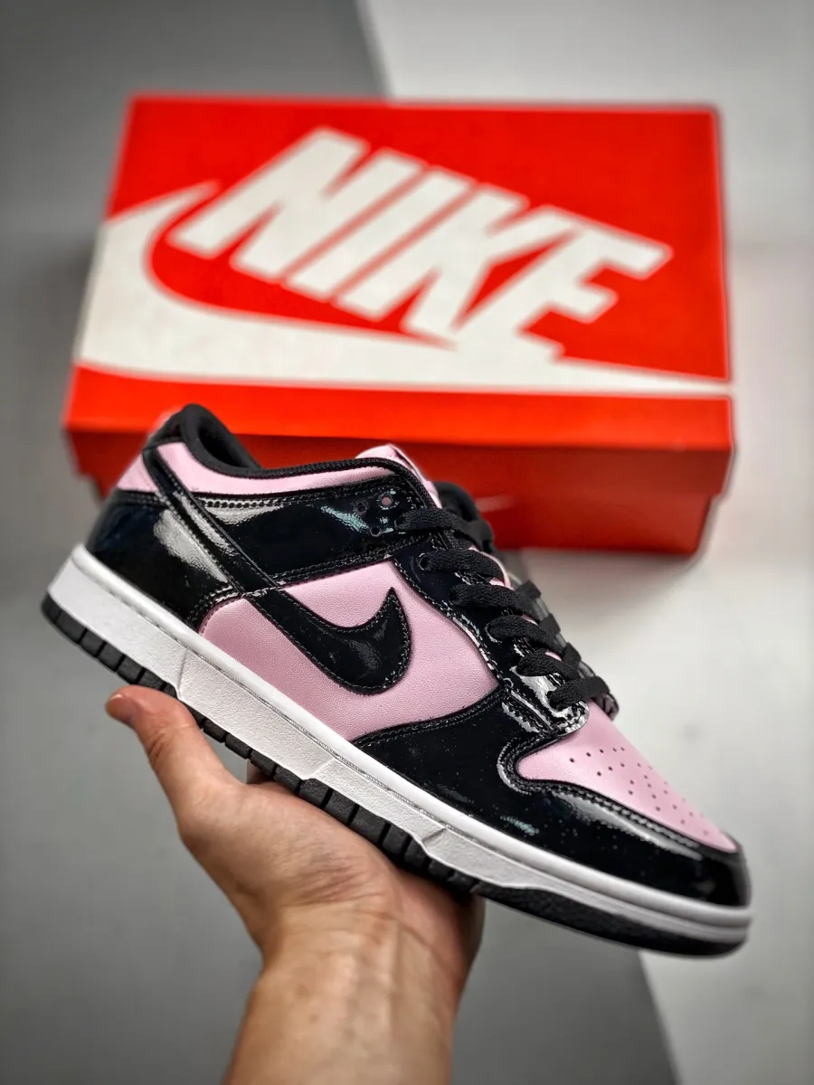 Nike Dunk Low Essential 'Black Patent Leather' DJ9955-600 Patent Leather Nikes