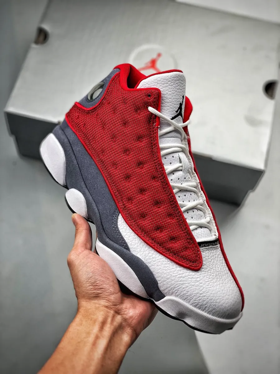 Air Jordan 13 'Red Flint' Gym Red/Flint Grey-White-Black white black red 13s