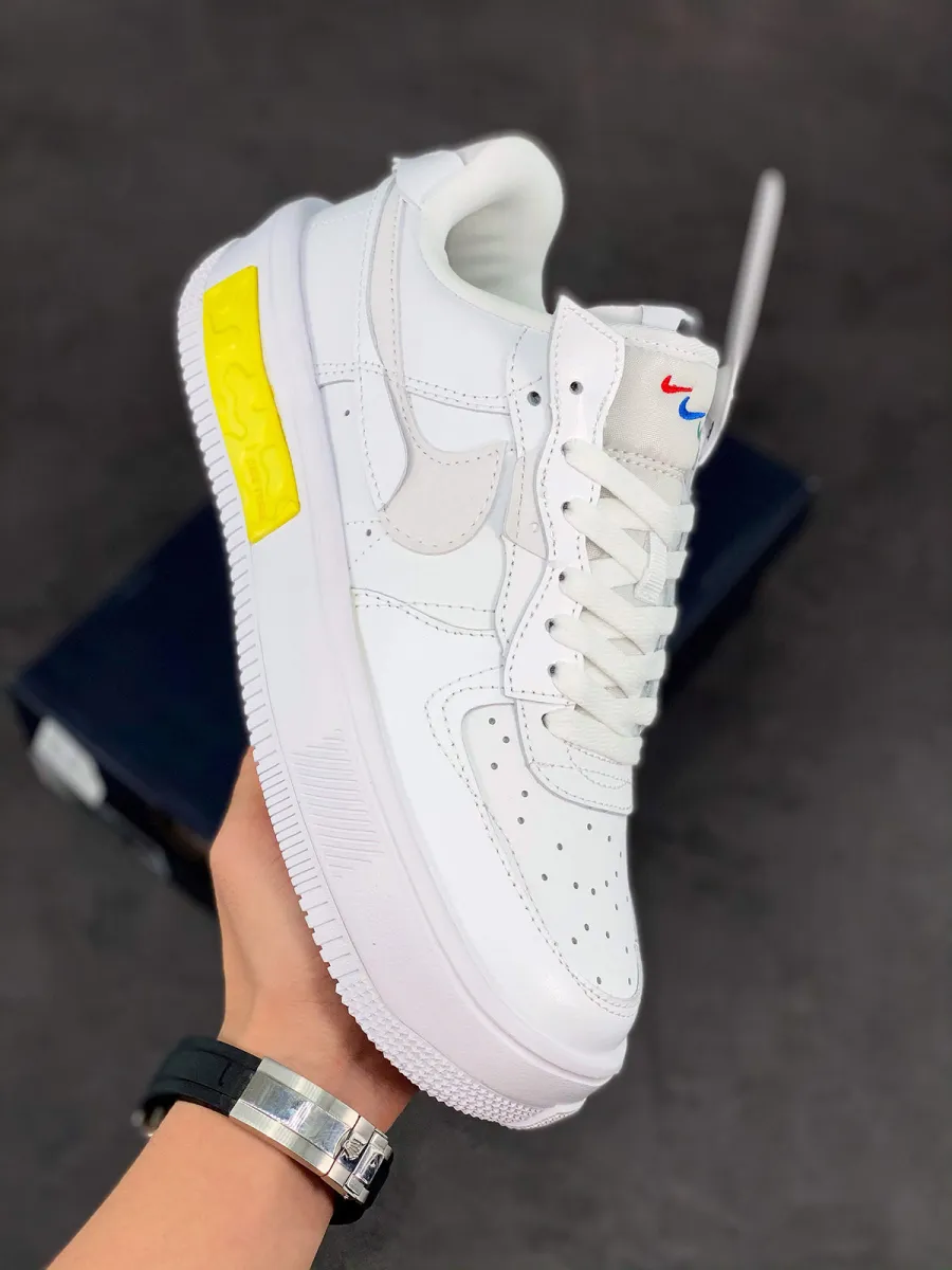 Nike Air Force 1 Fontanka White Photon Dust DA7024-101 / air force 1 fontanka white yellow