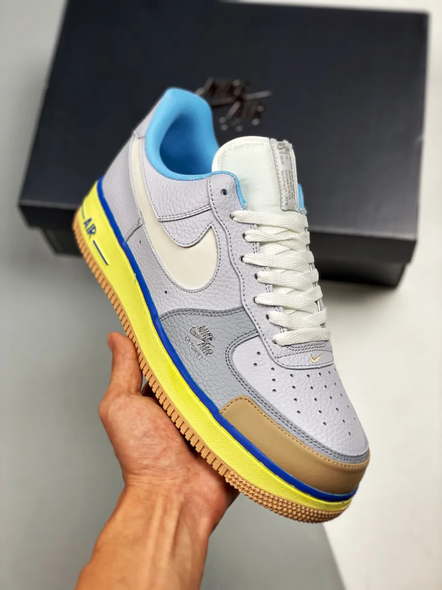 Nike Air Force 1 Premium 'Blue Pot Cookies' / pastel blue sneakers