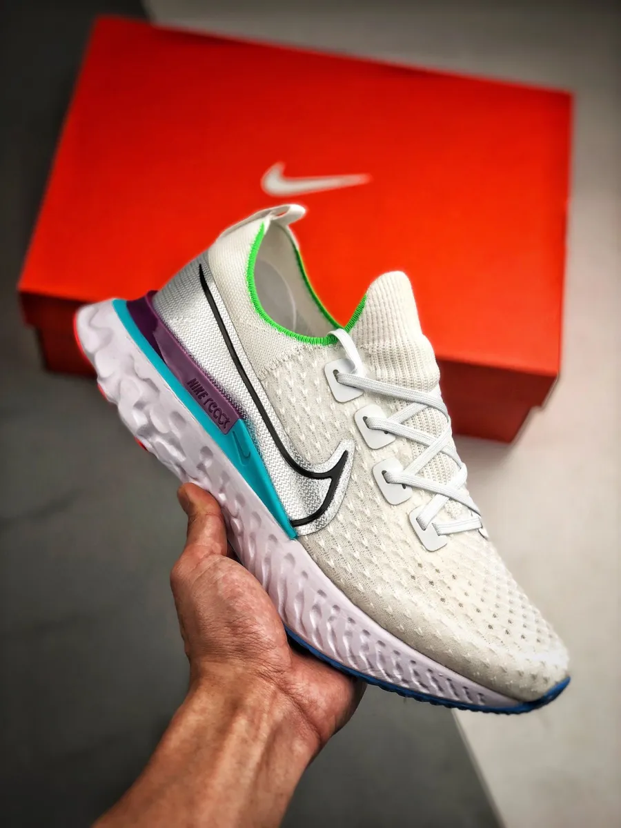 Nike React Infinity Run White/Silver-Green-Volt CD4371-102 Online