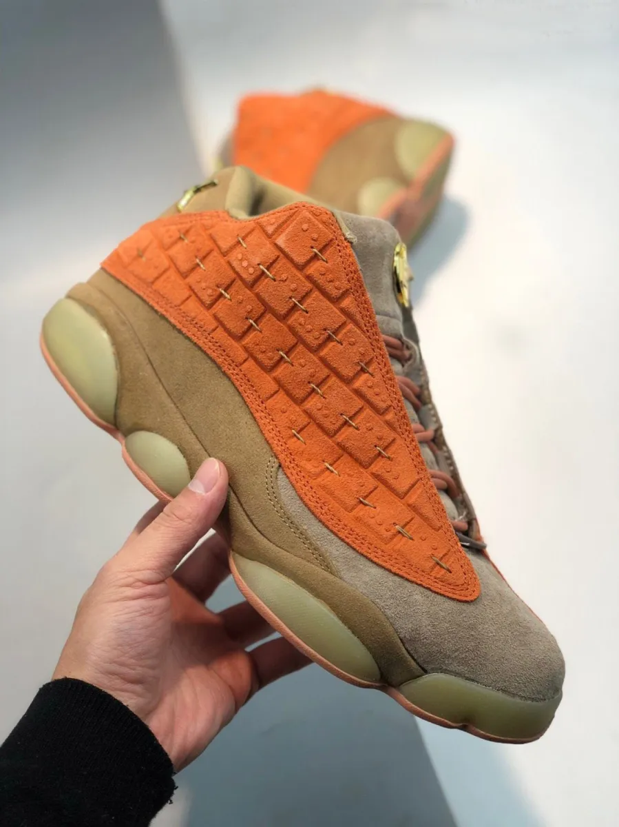 Clot x Air Jordan 13 Low Sepia Stone/Canteen-Terra Blush / jordan 13 clot