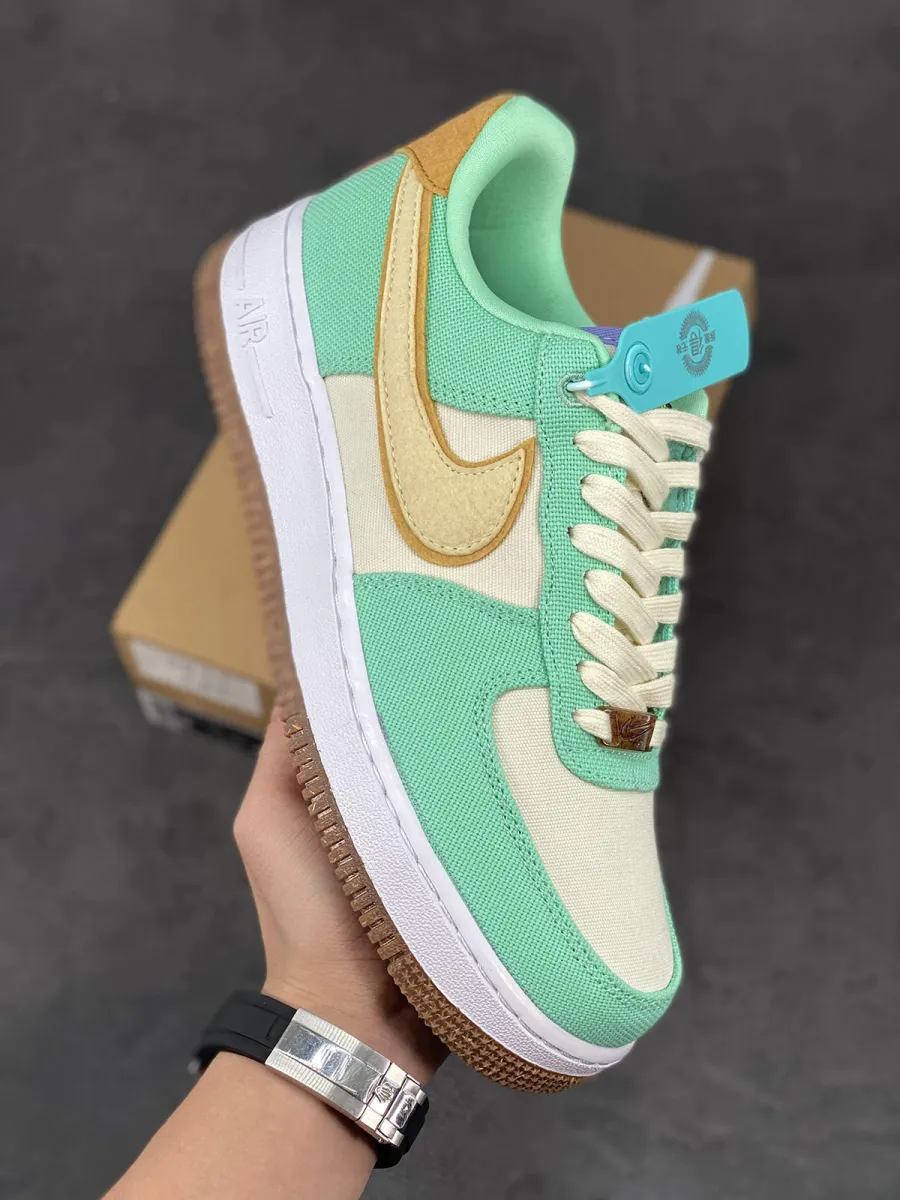 Nike Air Force 1 'Happy Pineapple' Green Glow CZ0268-300 - air force 1 green glow