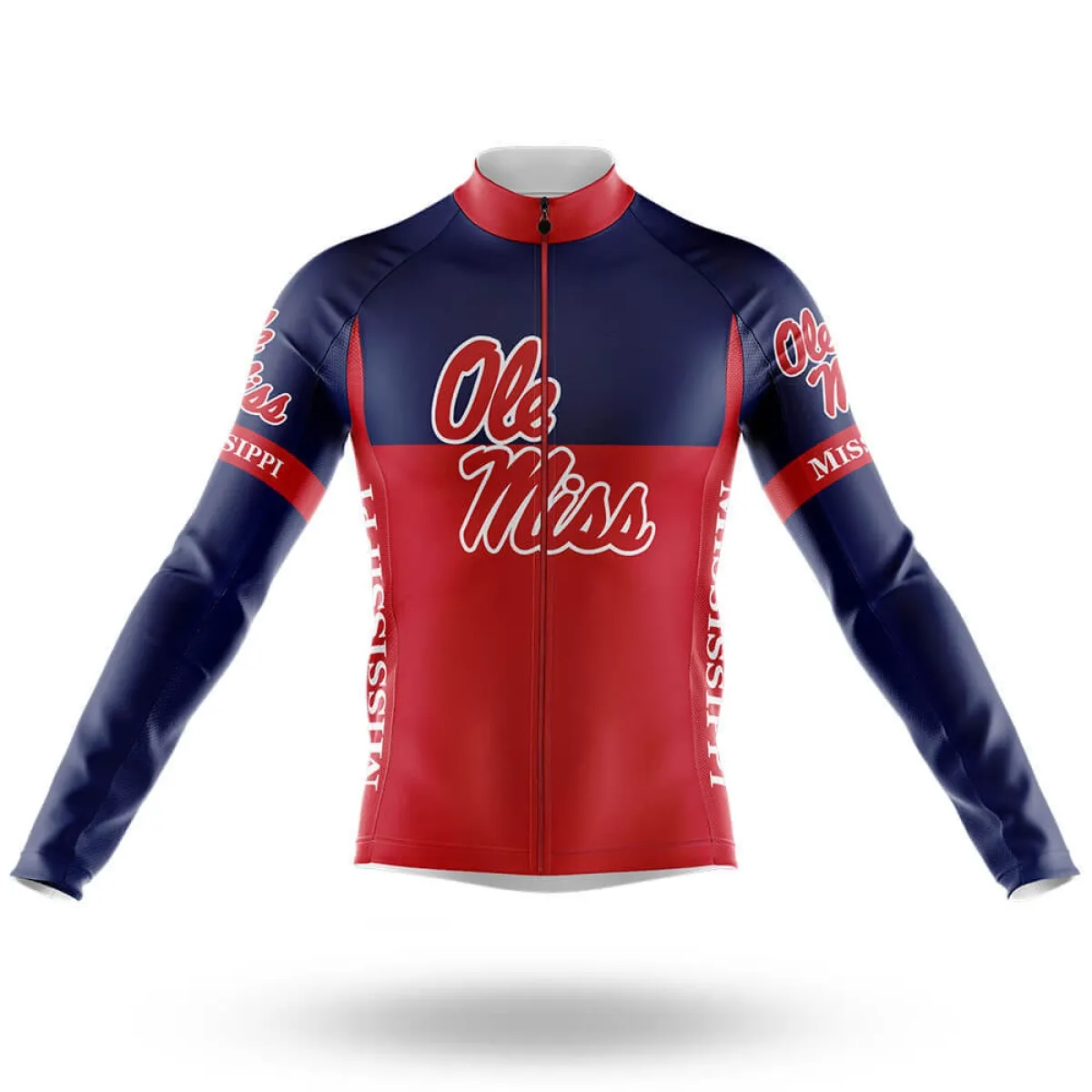 University of Mississippi V2 Long Sleeve Cycling Jersey Only