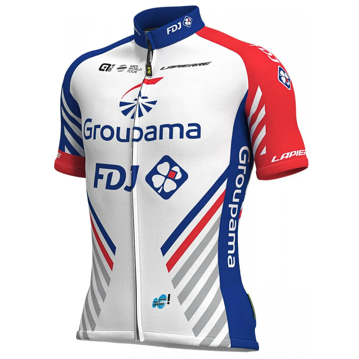 2019 Groupama FDJ Short Sleeve cycling Jersey bike clothing Cycle apparel Shirt