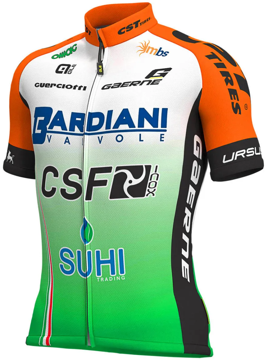 2019 Bardiani CSF Full Zipper Jersey, Restock BAR19J1