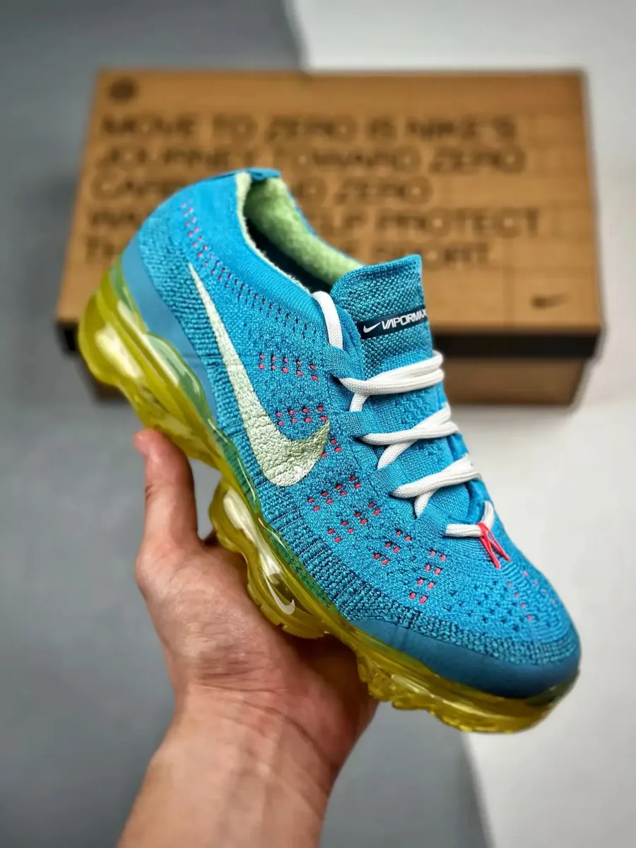 Nike Air VaporMax 2023 Flyknit Baltic Blue/Citron Tint/Green Abyss DV1678-400