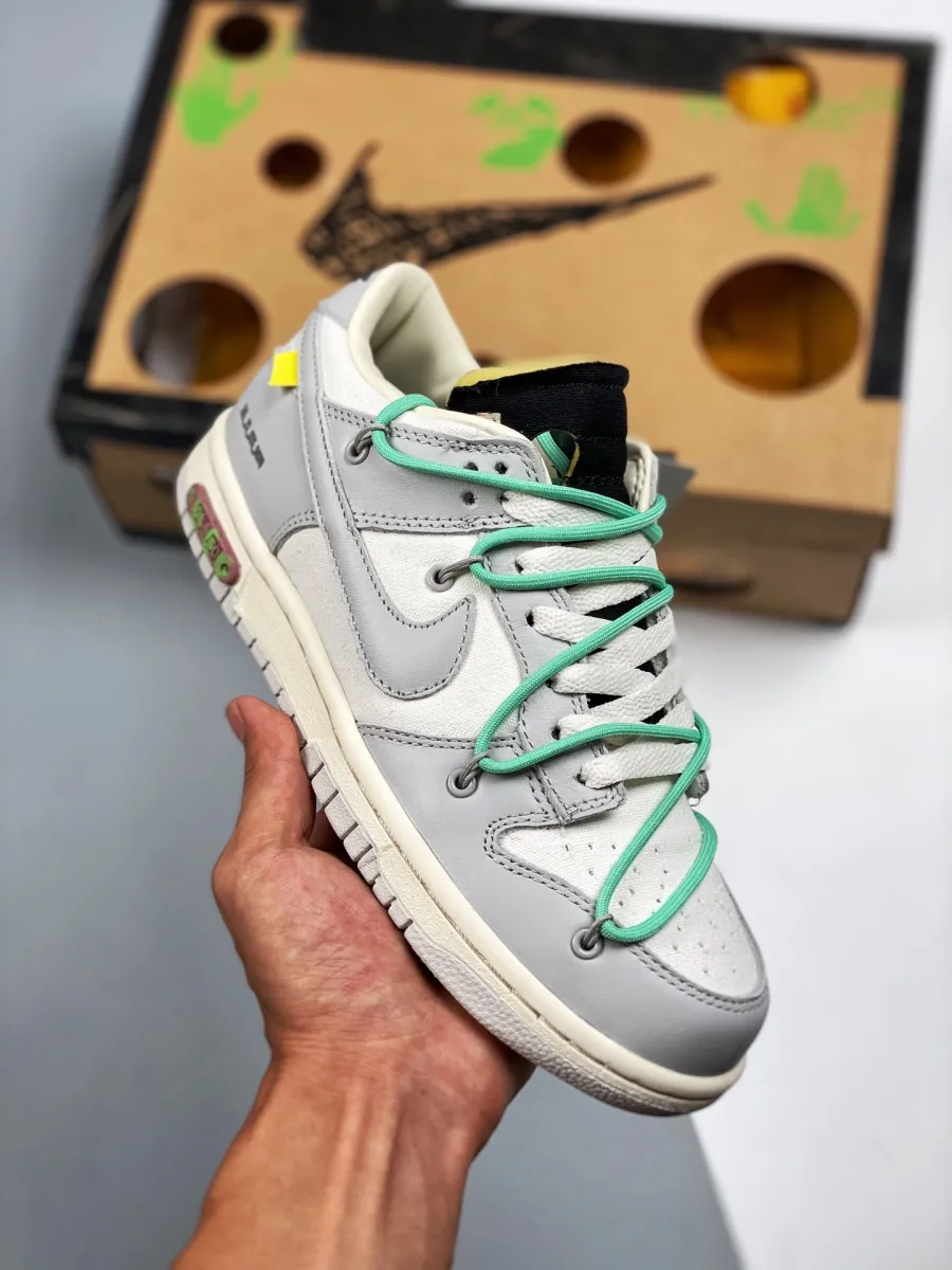 Off-White X Nike Dunk Low '04 Of 50' Sail Grey Black Online
