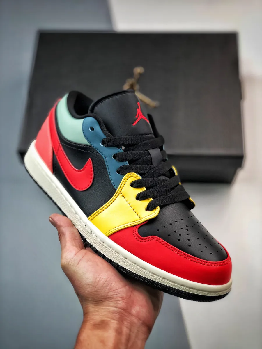 Air Jordan 1 Low 'Black Multi' DN3739-060 / jordan 1 black low