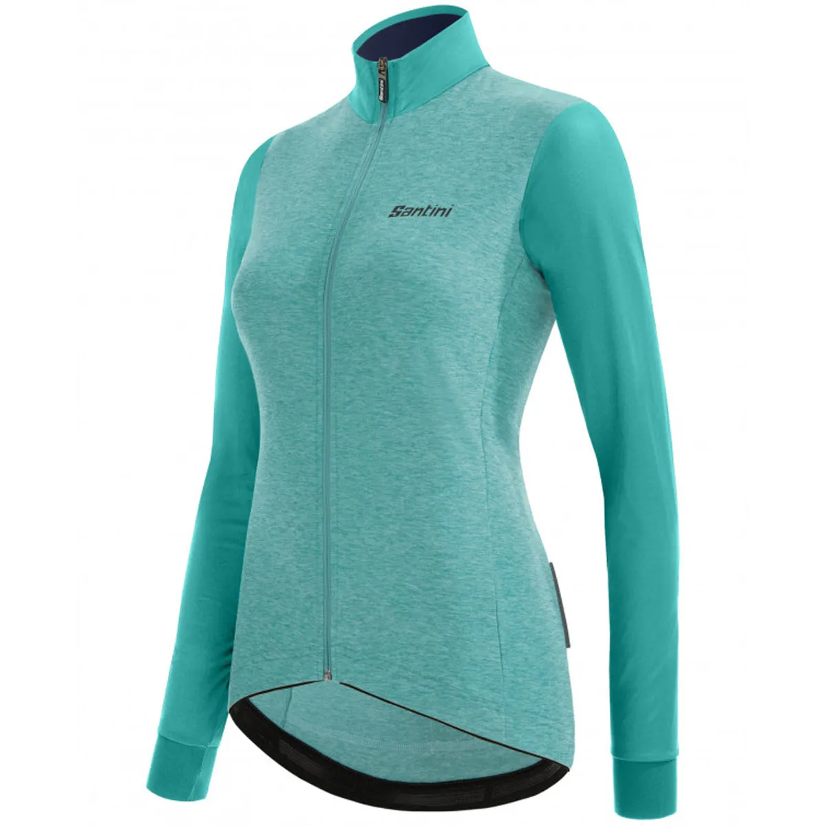 Santini Colore Puro women long sleeve jersey - Light blue