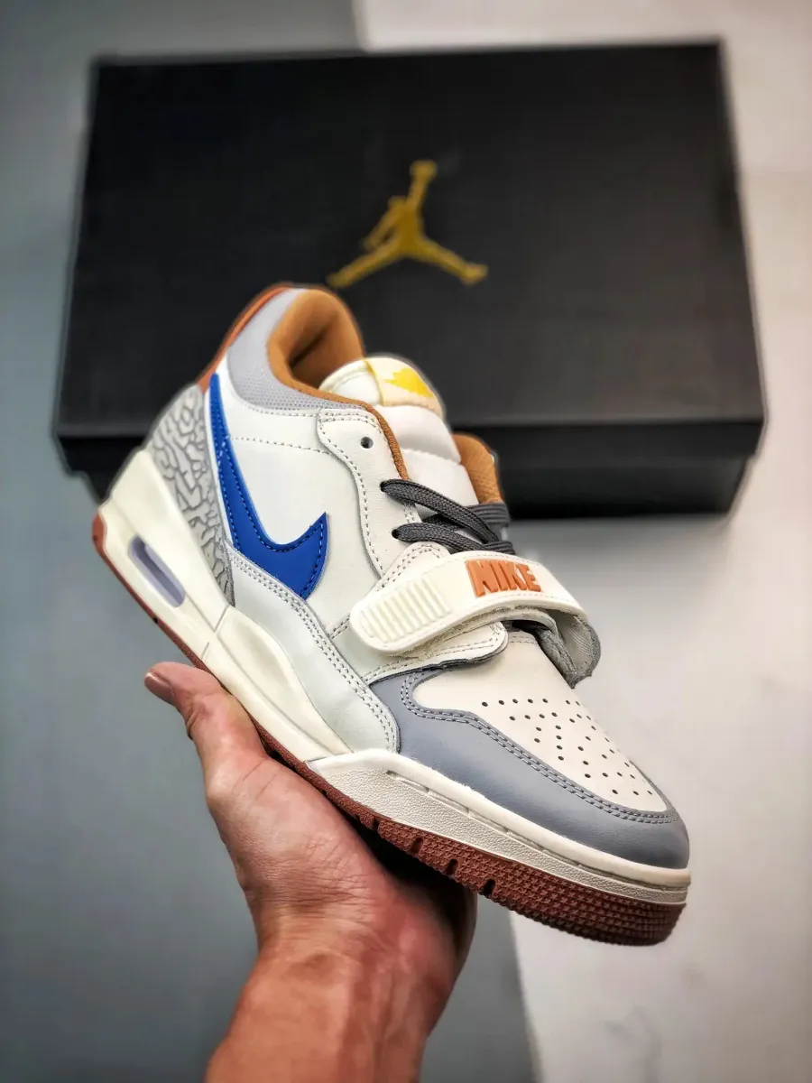 Jordan Legacy 312 Low Sail Royal and Russet