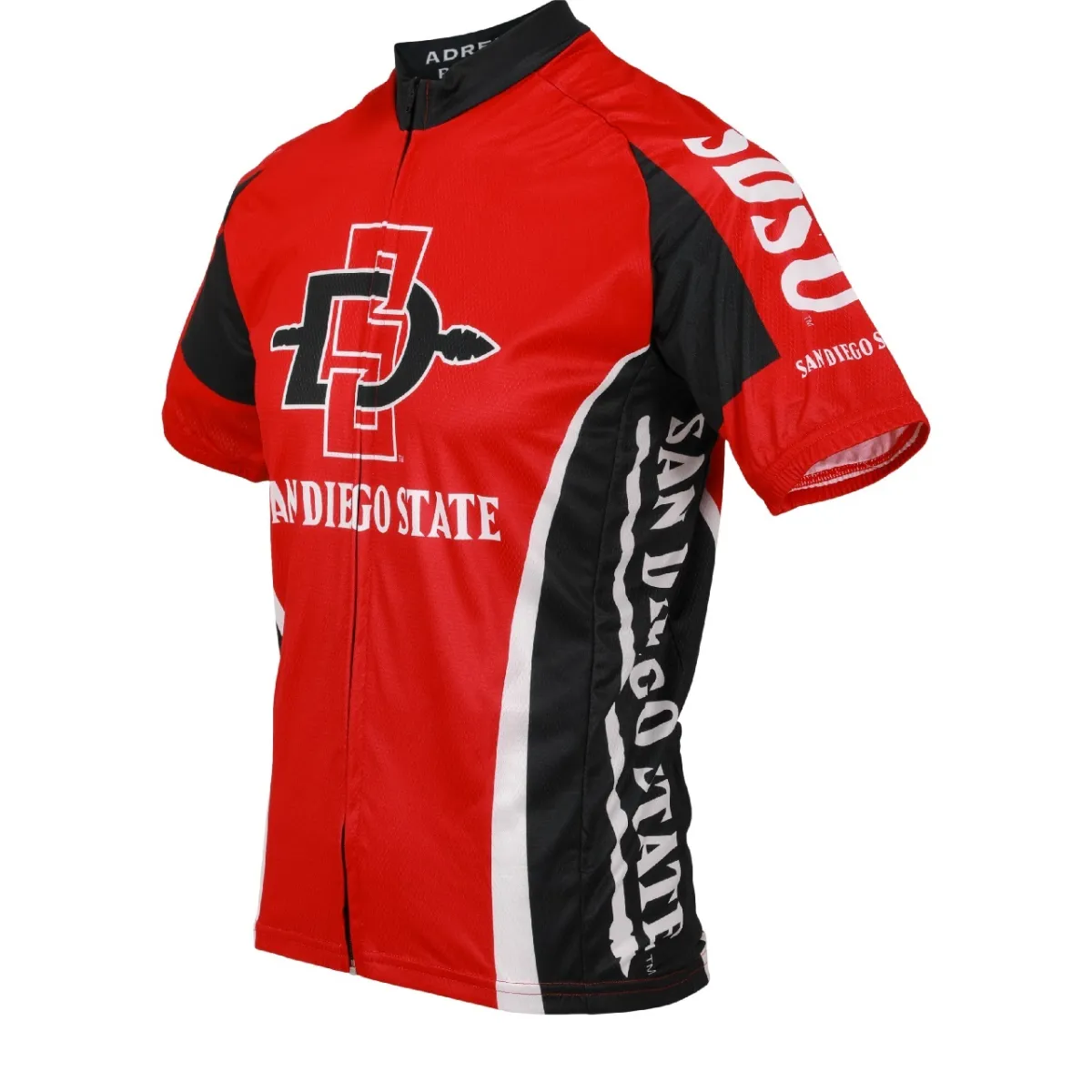 San Diego State University Aztecs Full zip Men's Cycling Jersey SDSU-MD