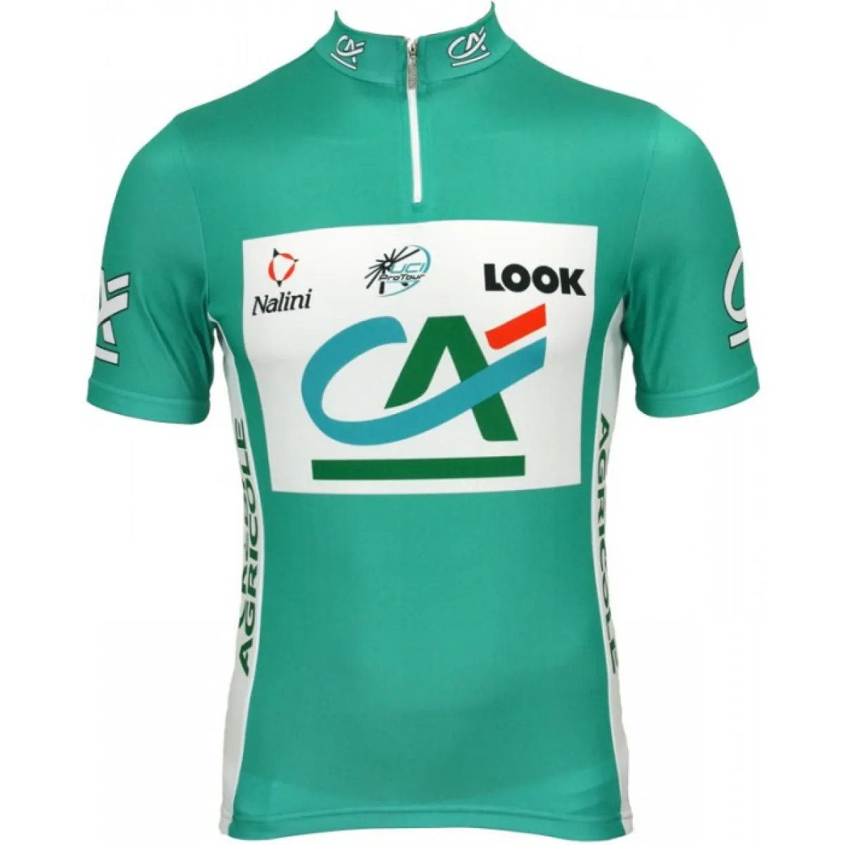 Credit Agricole 2005 grünes Wertung - Nalini Radsport-Profi-Team - Short Sleeve Jersey