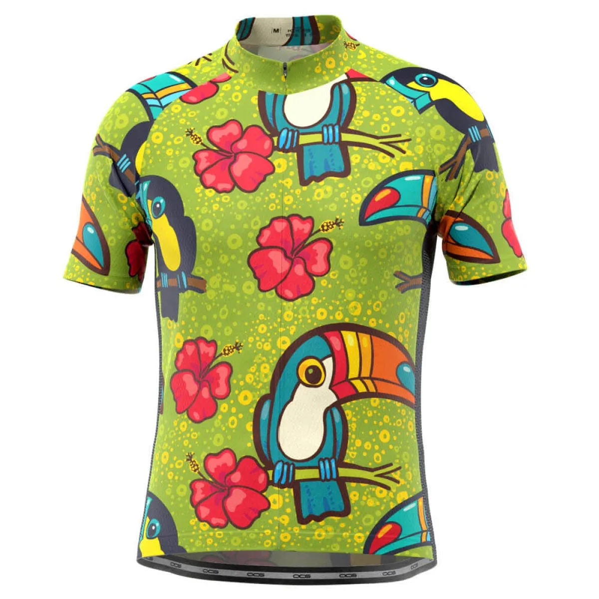 Men's Tucan Hibiscus Short Sleeve Cycling Jersey Restock