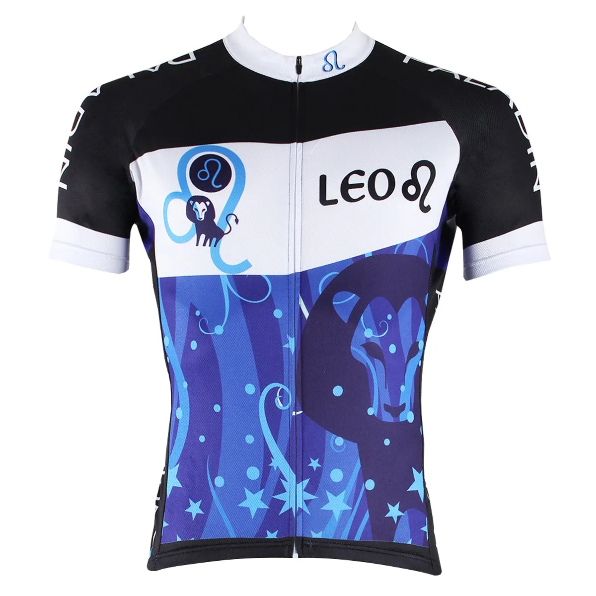 Ilpaladino Leo Activity Constellation Series 12 Horoscopes Man's Short-sleeve Cycling Jersey Team Pro Cycle Jacket T-shirt Summer Spring Clothes Leisure Sportswear Apparel Signs of the Zodiac NO.265