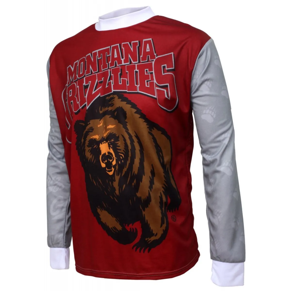 NCAA UM The University of Montana Grizzlies Mountain Long Sleeve Bike MTB Cycling Jerseys