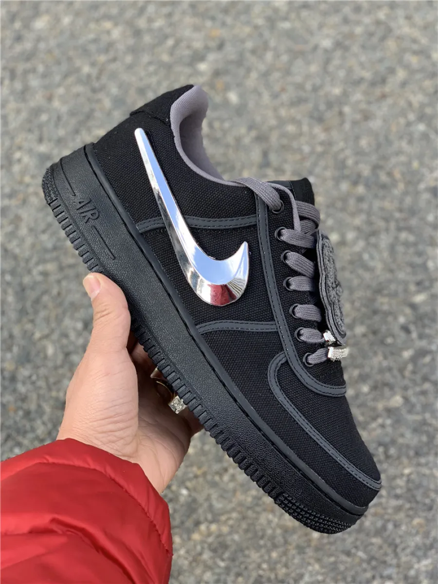 Travis Scott x Nike Air Force 1 Low Black / all black travis scott af1
