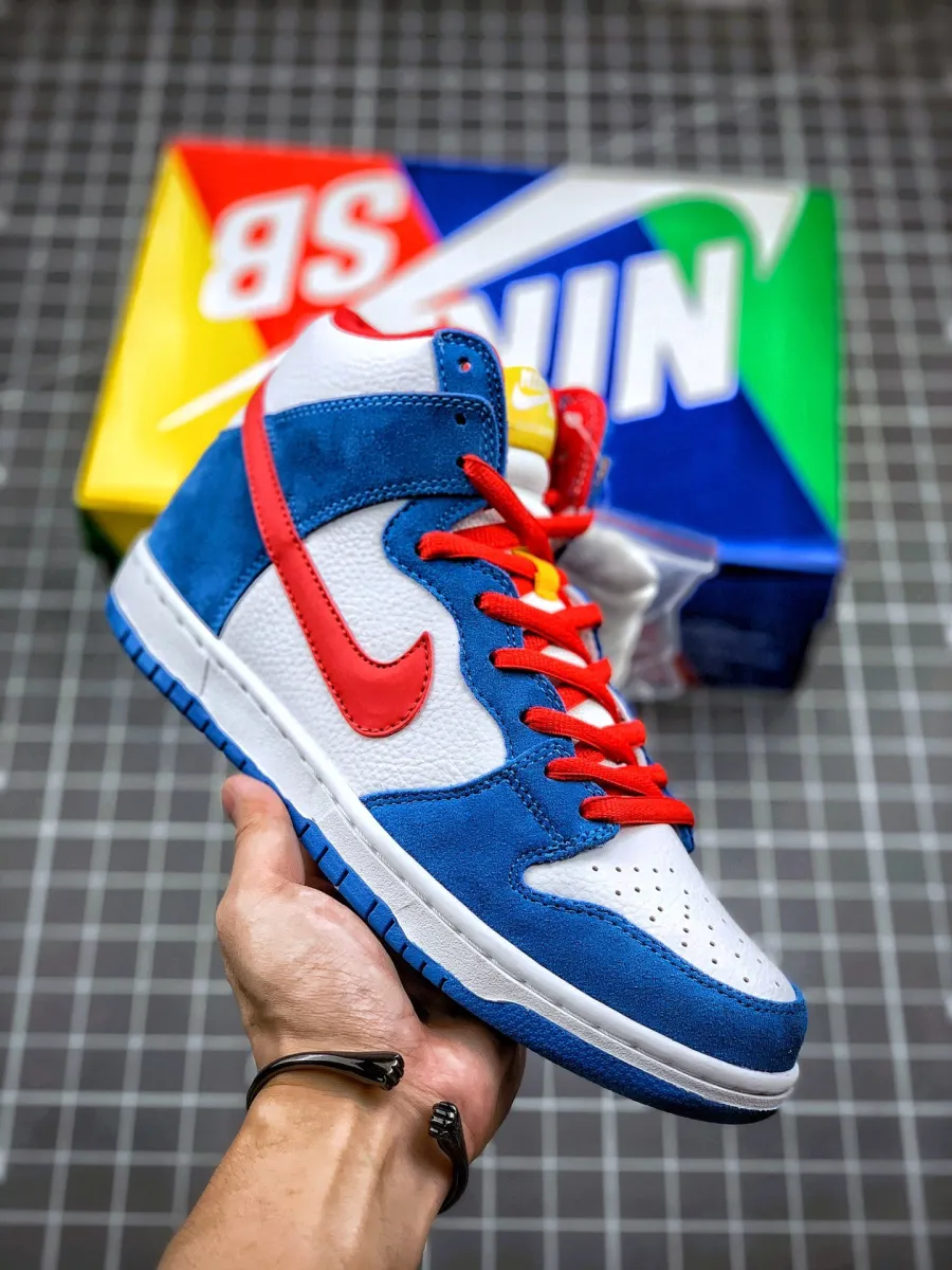 Nike Sb Dunk High 'Doraemon' LIGHT PHOTIO BLUE/LIGHT PHOTO doraemon dunk