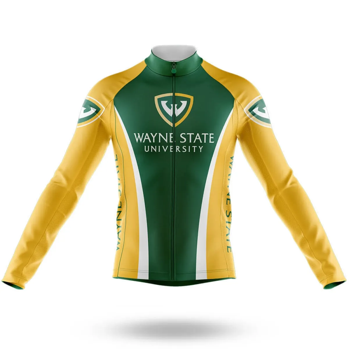 Wayne State University Long Sleeve Cycling Jersey Only