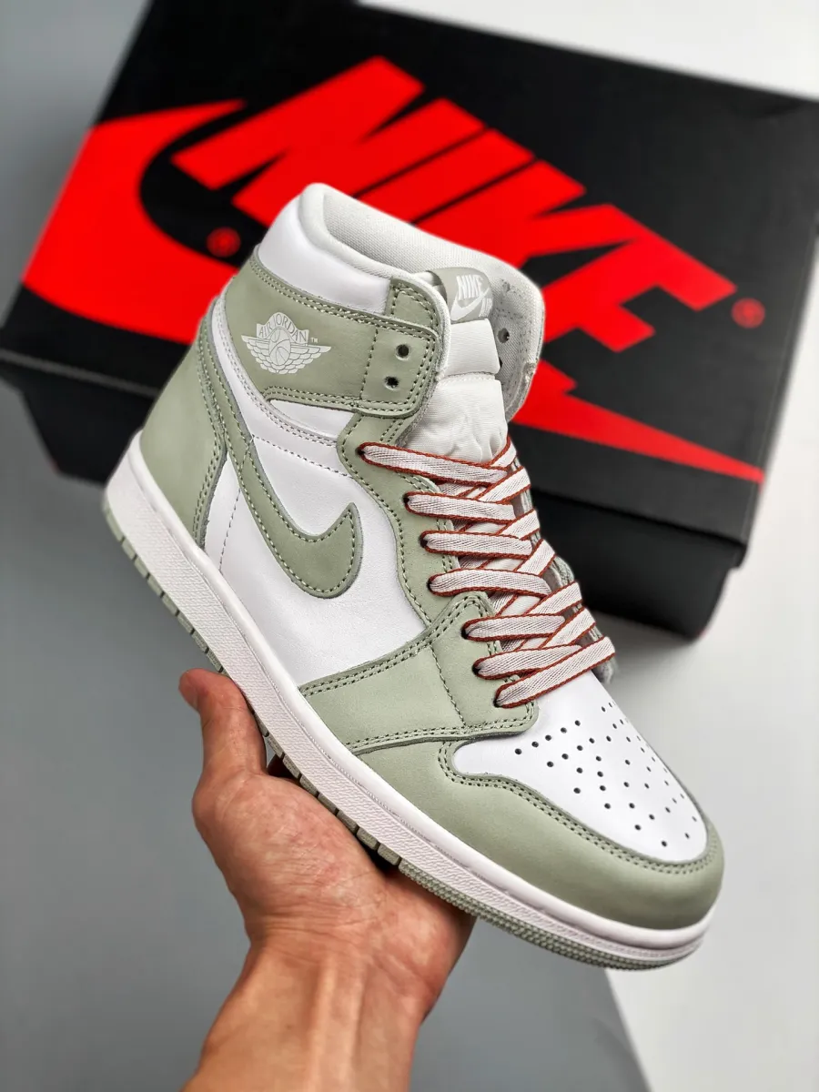 Air Jordan 1 High OG Seafoam/Healing Orange-White CD0461-002 - seafoam green air jordan