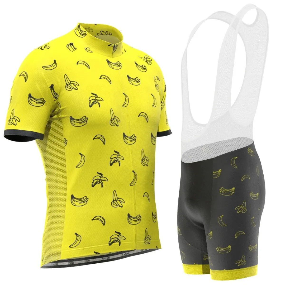 Men's Must Be Bananas Short Sleeve Cycling Kit Online