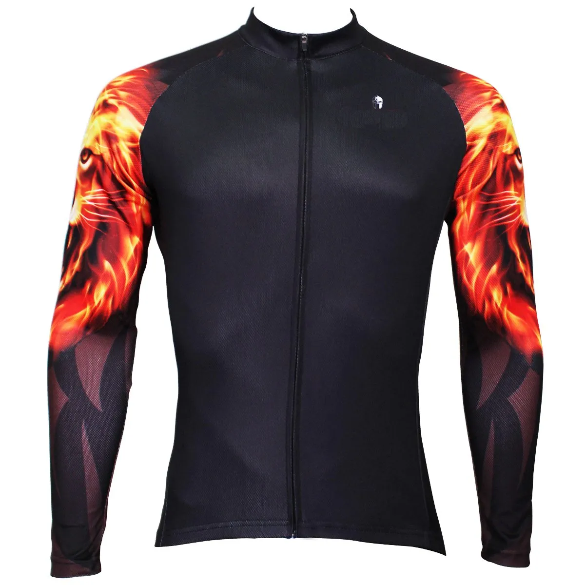 Cycling Jersey Wholesale Ultraviolet Resistant Men's Cycling Long-sleeved Jersey for Spring and Summer Fashionable Jersey Leisure Sportswear Black