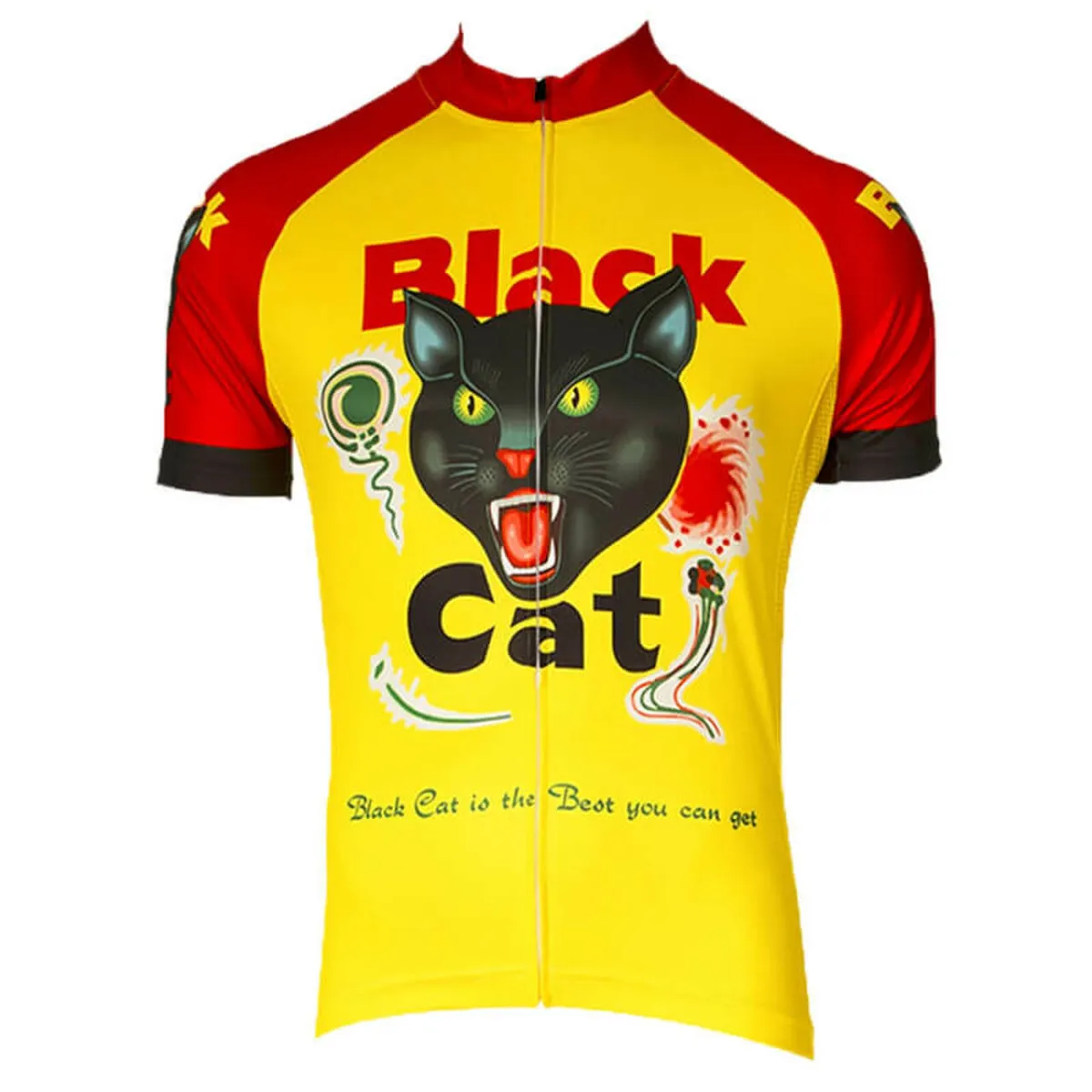 Men's Black Cat Cycling Jersey Online