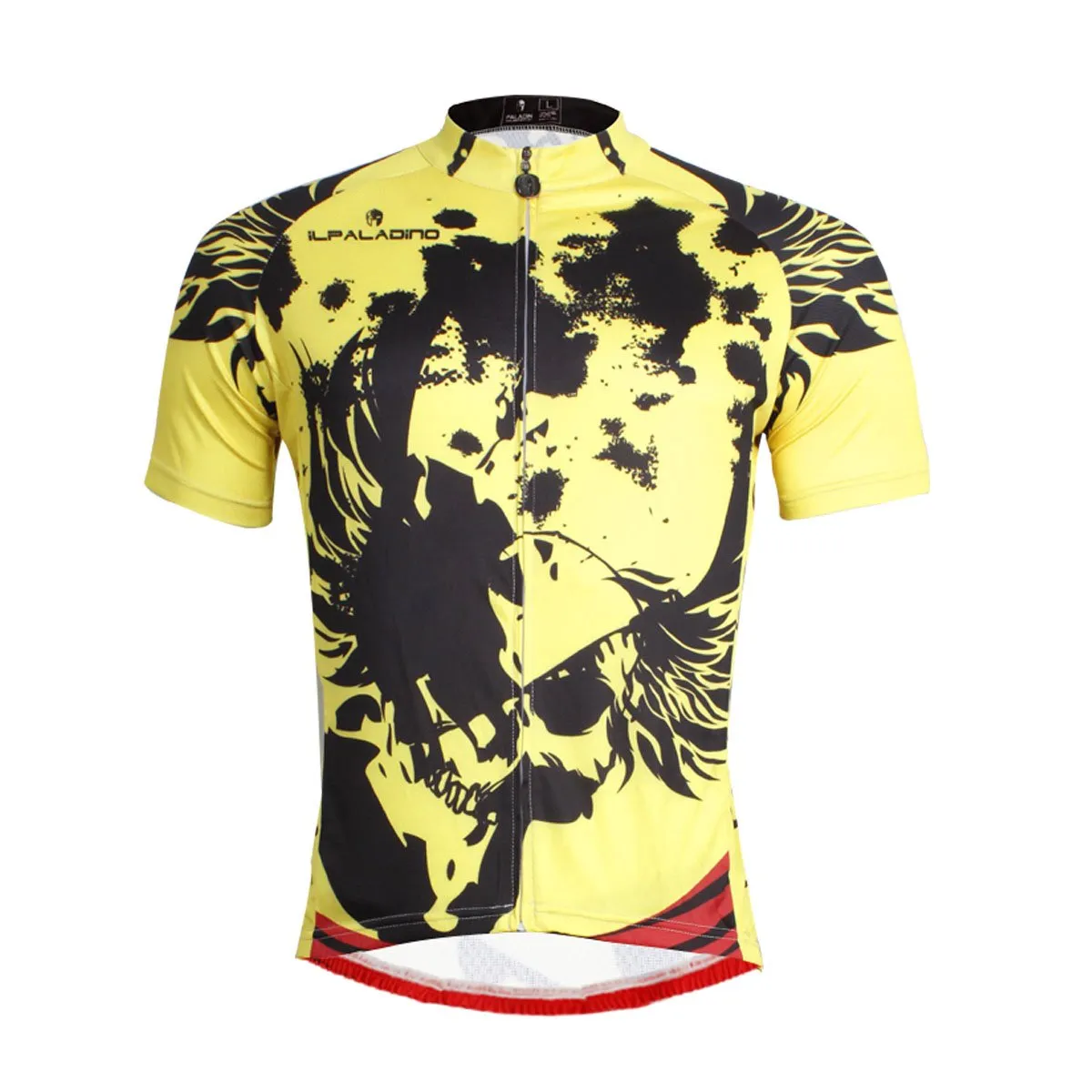 ILPALADINO Cycling Jersey for Men Rock Style Mountain Comfortable Biking Clothes Pro Cycle Clothing Racing Apparel Outdoor Sports Leisure Biking T-shirt NO.660