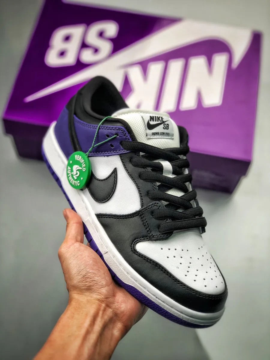 Dunk Low Sb 'Court Purple' White Black low court purple dunks